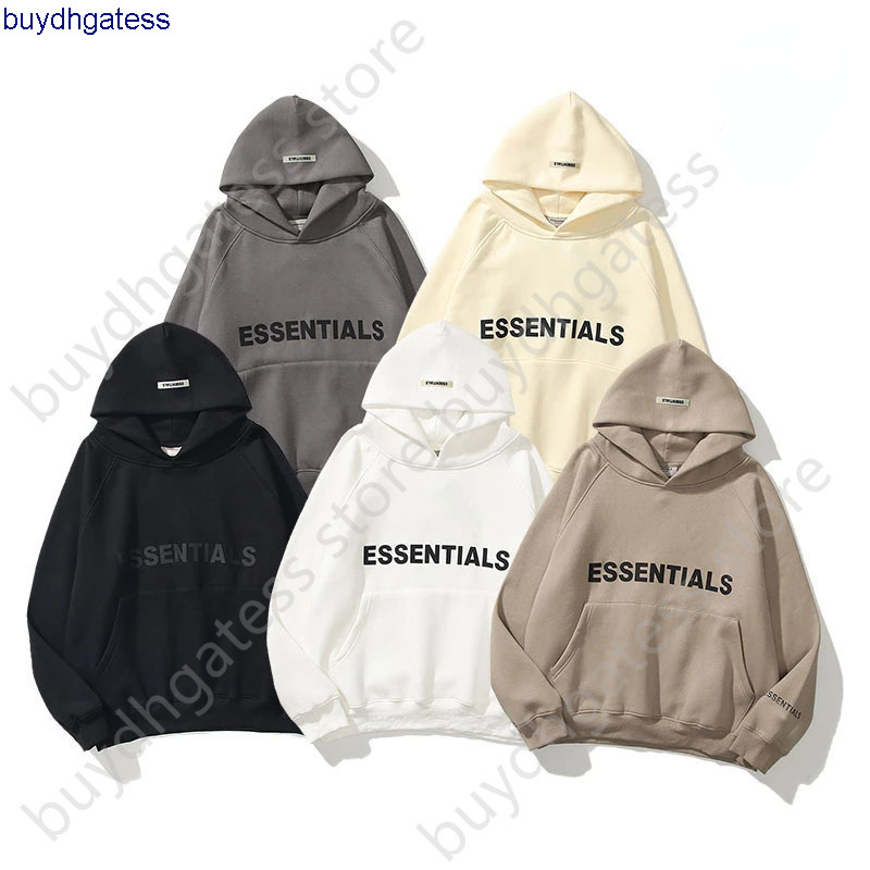 

Hbzg 2022 Fashion High Street Br Ess Autumn Winter Hoodie Men' and Women' Sweatshirt Reflective Letter Printed Fleece Super Dalian Hip Hop
