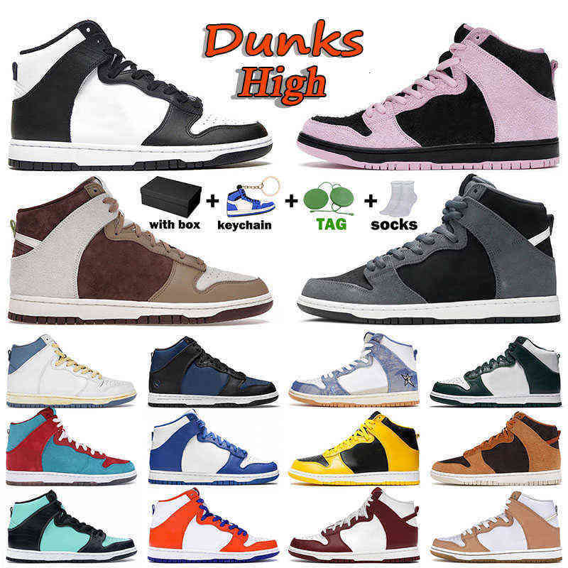 

Fashion Classic Mens Dk High Sport Shoes Sb Light Chocolate Dark Grey Panday Inv, C22 black toe 40-46