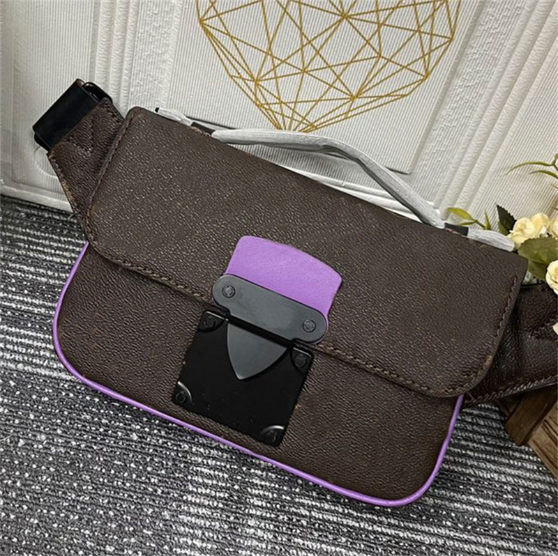 

Fashion S LOCK SLING belt bag canvas discovery bumbag designer women men Metal Lock Luxurys Cross Body stitching Handbag waist bags, I need see other product