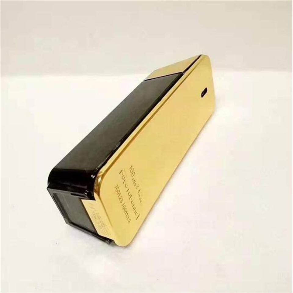 Classic Rabanne Gold Million Perfume Man 100ml Health Lasting Time Spary Perfume Fragrance Deodorant Christmas Gift212Q