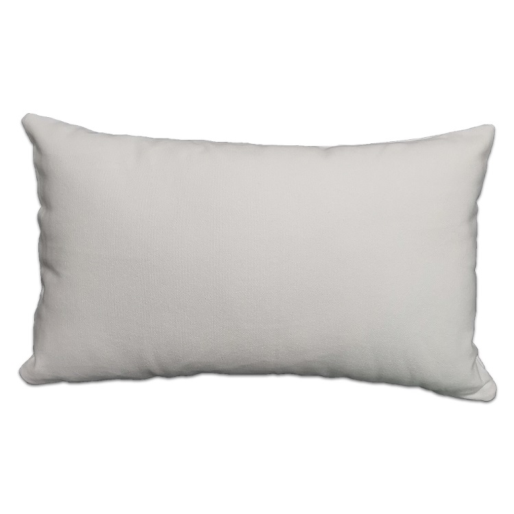

12x20 white 12 oz cotton canvas pillow case blanks lumbar cushion cover for hand painting