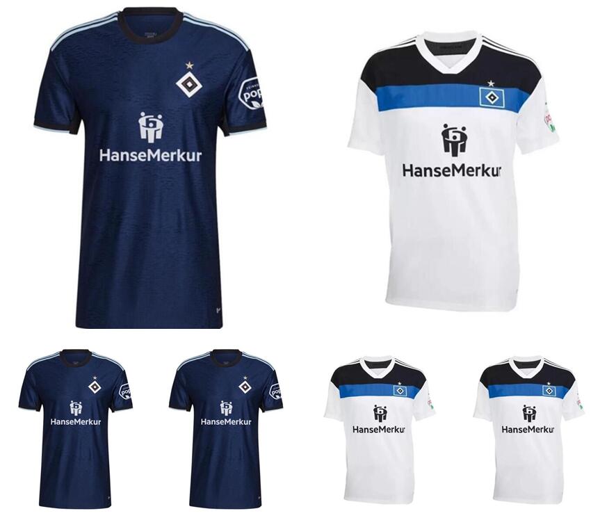 

22 23 Hamburger SV Soccer Jerseys Home White VAGNOMAN ONANA LEIBOLD REIS KITTEL GLATZEL DUDZIAK 2022 2023 HSV men Kids kit football shirts Uniforms 999