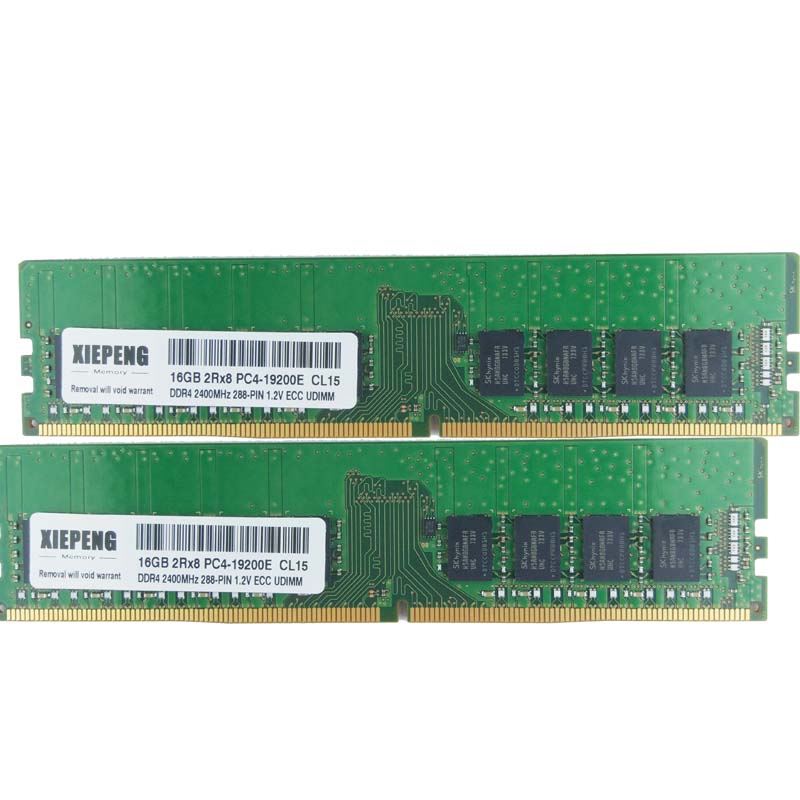 

RAMs For PowerEdge R330 R230 C8000 T3420 T3620 Workstation RAM 8GB 2rx4 PC4-17000 ECC Unbuffered 16GB 32GB DDR4 2400 MHz MemoryRAMs RAMsRAMs