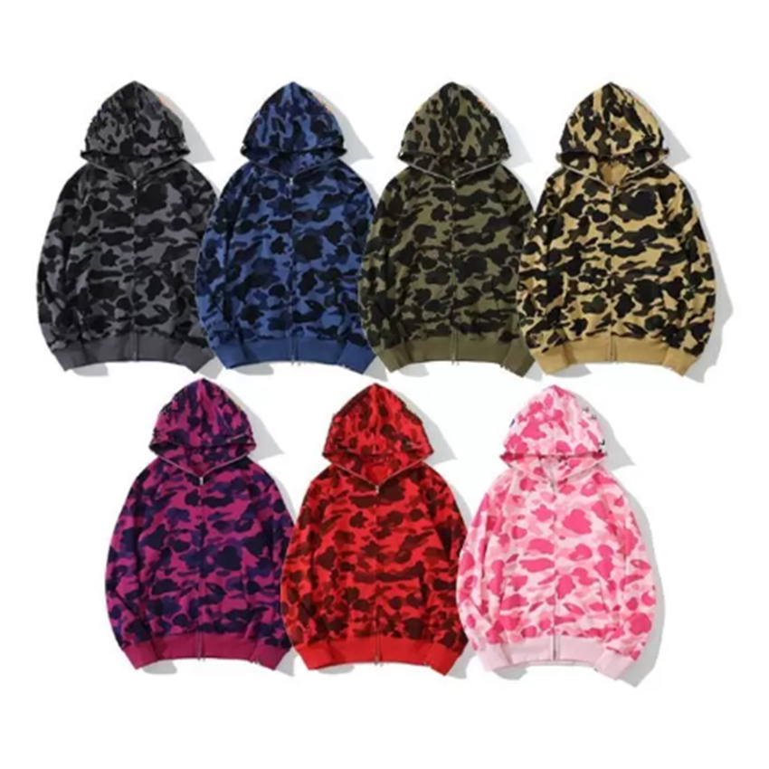 

Mens Designer Hoodies Men Women Stylist Jacket Hoodie Camouflage Print High Quality Sweatshirts For Male 7 Colors, #21
