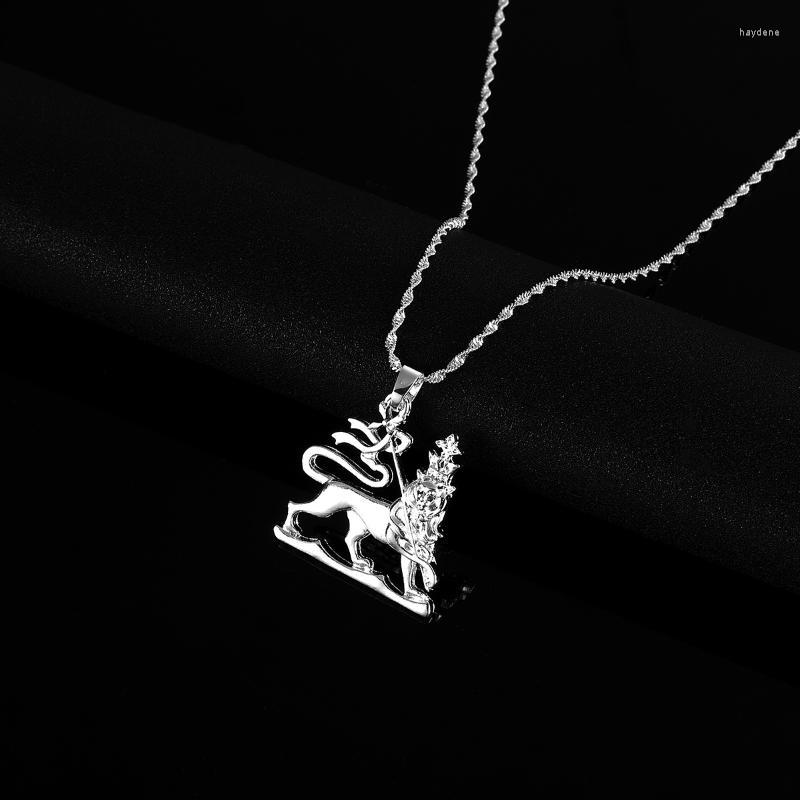 

Pendant Necklaces Ethiopia Lion Necklace Women Africa Chain JewelryPendant