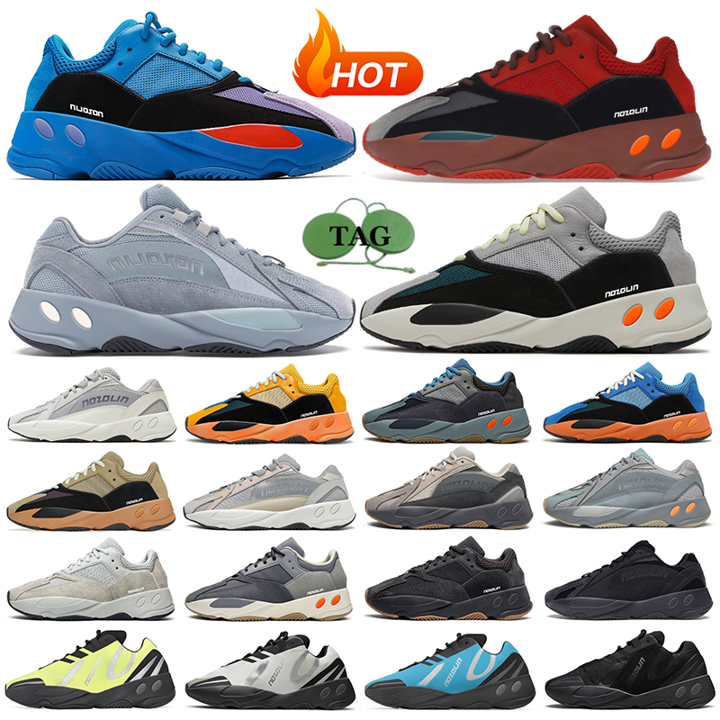 

700 Running Shoes Men Women Yezzys Designer Sneakers GAI Hi-Res Blue Outdoor Sports Trainers, Rose gold