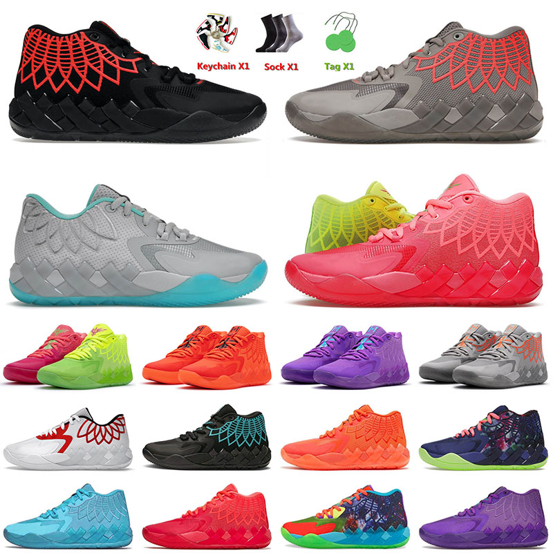 

Men Basketball Shoes Lamelo Ball 1 MB.01 Black Blast Rock Ridge Red Beige Buzz Queen City All Blue Mens Top Quality Trainers Sneakers Sports Shoe 40-46, C9 40-46