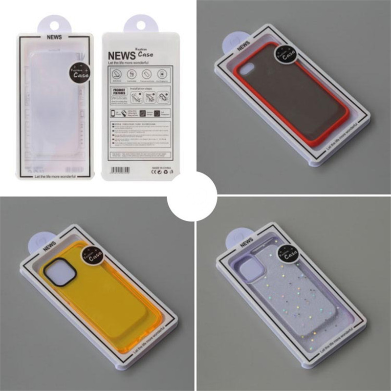 

Universal plastic empty PVC retail package box packing boxes for Mobile Cell Phone Case for iphone 14 13 12 11 mini pro max with insert