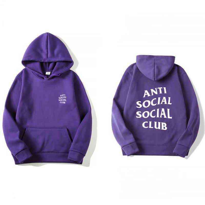 

Antisocial Anti Social Club Topstoney Hoodie 100, Light grey black text