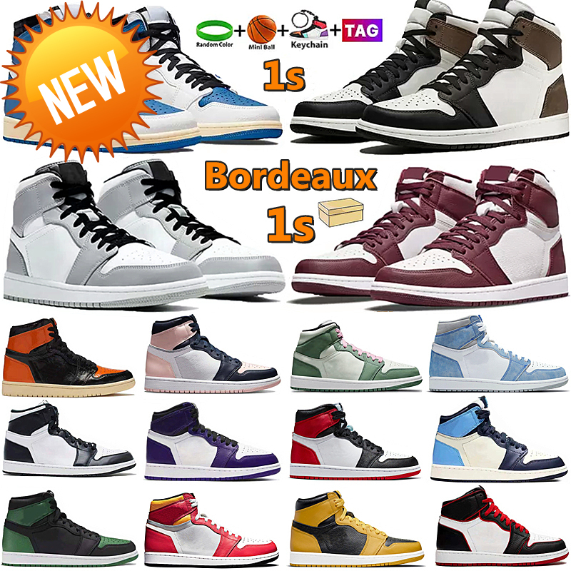 

2022 Boots New Jumpman 1 University Blue Basketball Shoes 1s High Dark Mocha Electro Orange Unc Light Smoke Grey Hyper Chicago Bred Royal Toe Men Women, Customize
