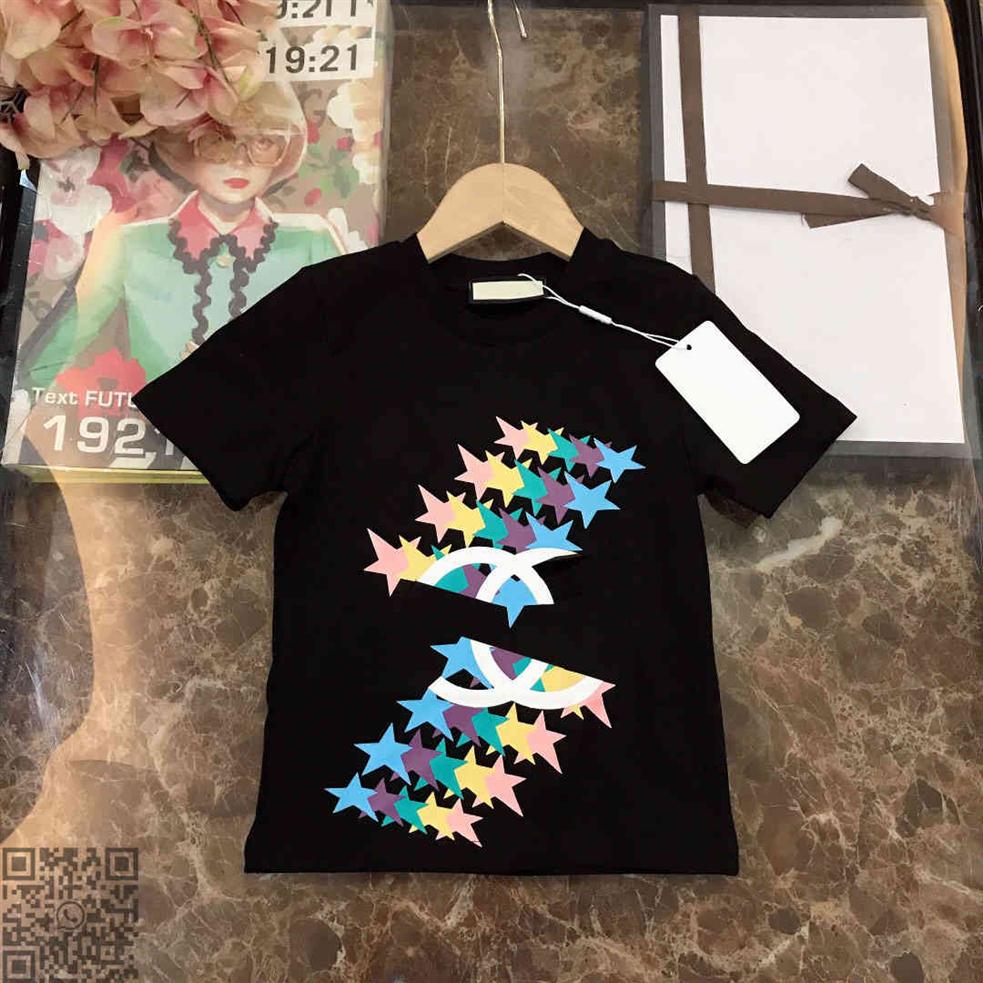Designers d'été vêtements pour enfants garçons t-shirt marque de mode bébé vêtements décontractés coton à manches courtes étoiles groides t-shirt