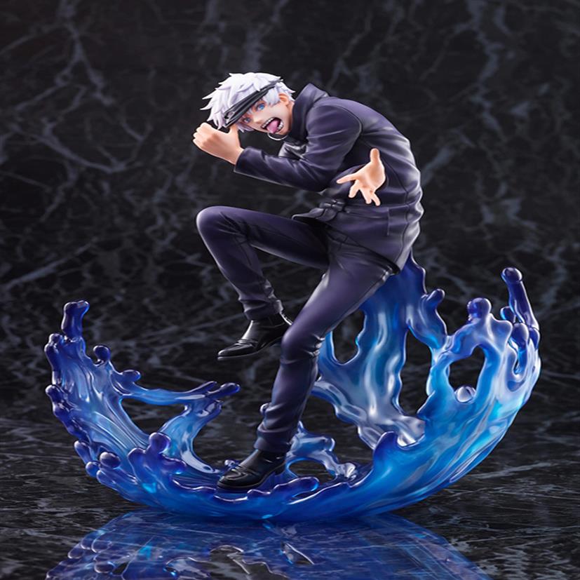 

24cm Jujutsu Kaisen Anime Figure Gojo Satoru Action Itadori Yuji fushiguro Megumi kugisaki Nobara Figurine Model Doll Toy 220318312A, 10cm with retail box