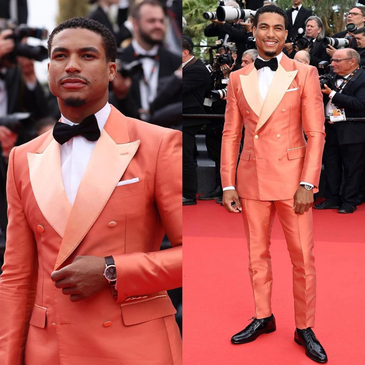 Designer Fashion CelebrityWedding Tuxedos Mens Customized Candy Color Slim Fit Runway Groom Wear Dinner Prom Party Blazer 2 Pieces