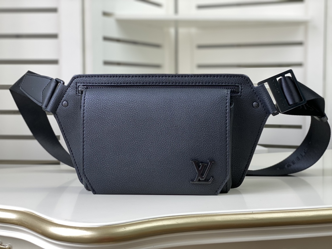 Sac LV M57081 Men Sac de taille de taille Cross Body Body Sacs Homme Sac à main