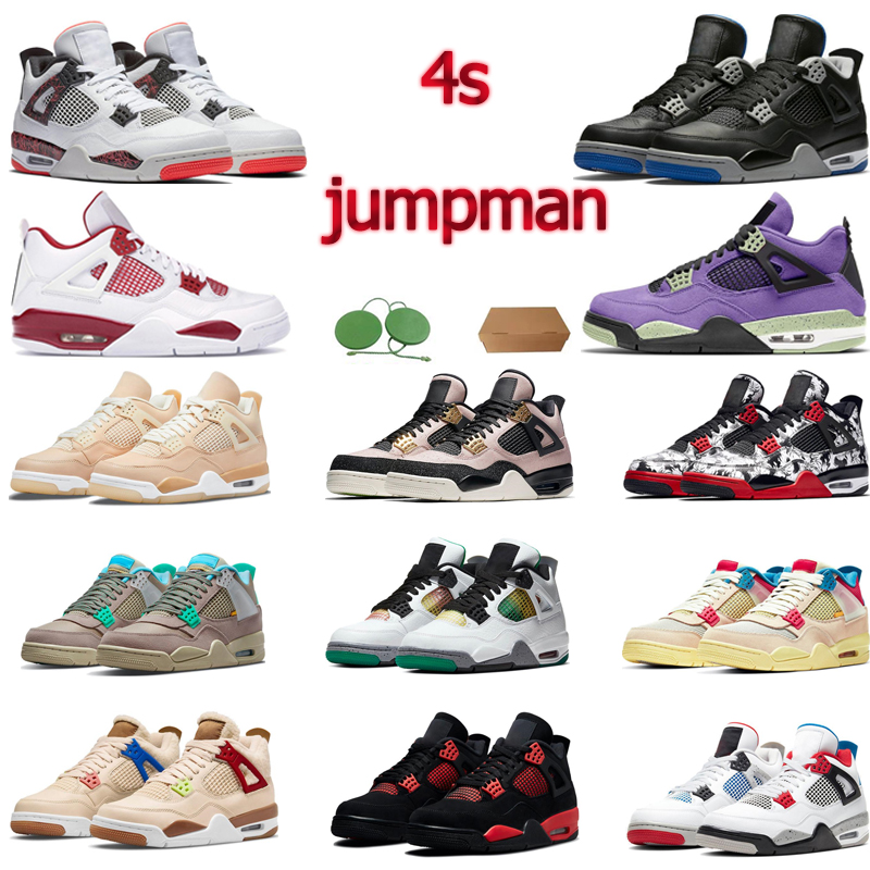 

New 4 OG Sneaker Basketball Shoes 4s Outdoor Many styles Good quality unisex 36-46, #38 taupe haze