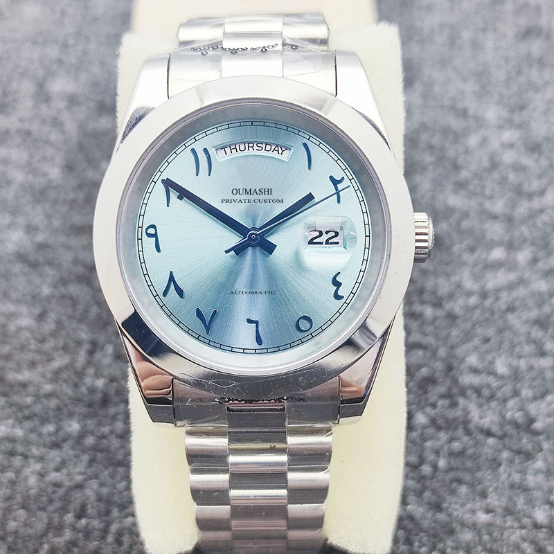 

Automatic Mechanical Watch Men's Luxury Watch Day Date Display Stainless Steel