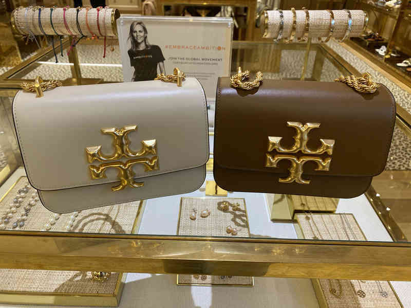 

Designer Bags Burchs Torys Handbags Mail Torybuch Tb Eleanor Single Rhombic Lattice Small Gold Brick Chain Bag Shoulder Crossbody, White