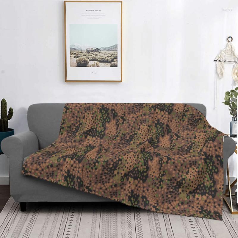 

Blankets Camouflage Russian Camo Comfortable Soft Flannel Winter Woodland Throw Blanket For Sofa Office BeddingBlankets