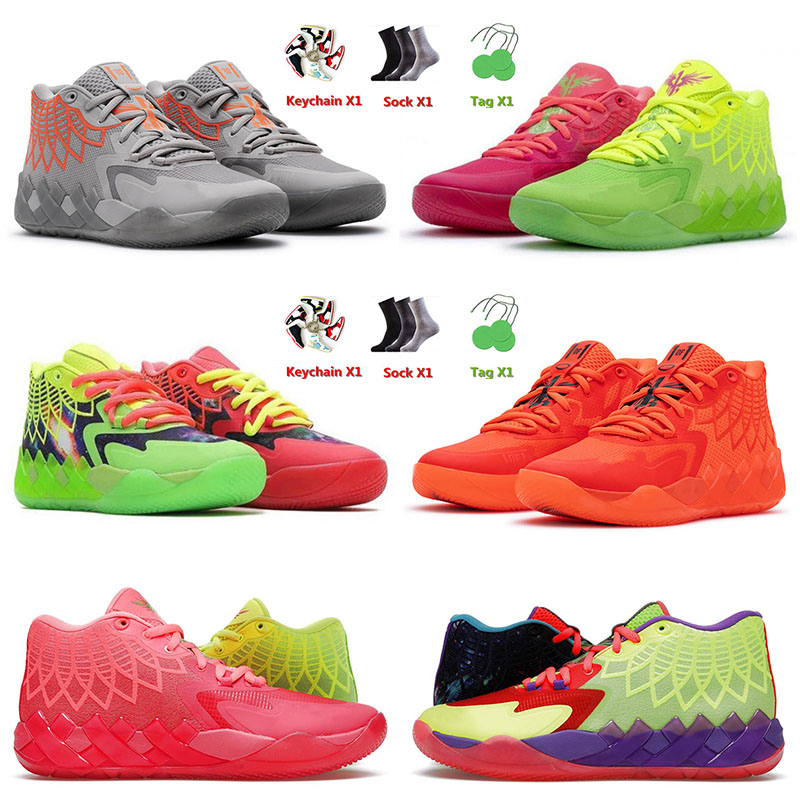 

NEW Basketball Shoes Sneakers Trainers Blue Buzz Rock Ridge Red Beige Black For Men Authentic 1 Lamelo Ball 1S Mb.01 Mens Queen City Galaxy All, C1 40-46