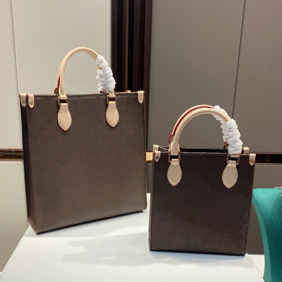 

Tote Bag Lady Designer Bags Large Capacity Crossbody Shoulder Bags Handbags Famous Women Coin Purse Mens Briefcase Casual Square Leather Wallets, Brown