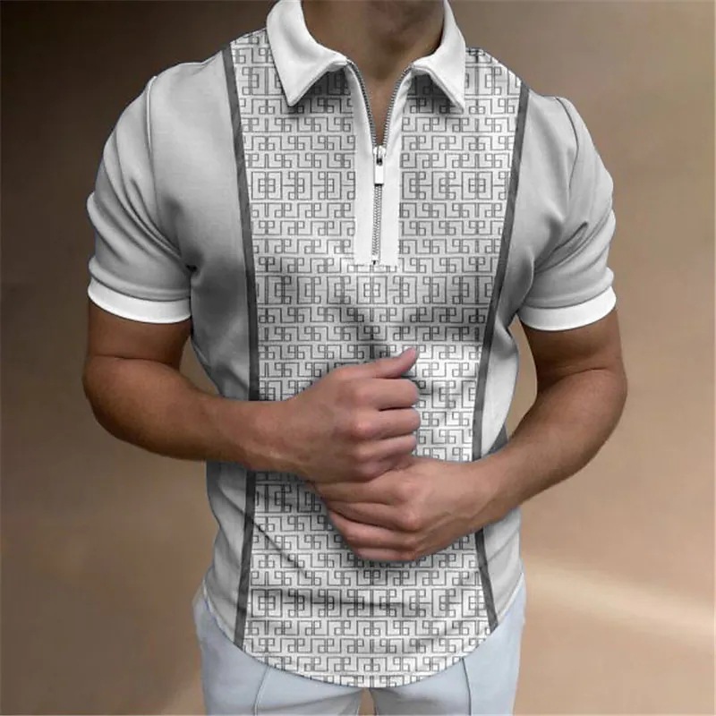 Polos imprimé Polo t-shirts élégants hauts de POLO hommes vêtements de sport d'été t-shirt chemises de Sport de Golf