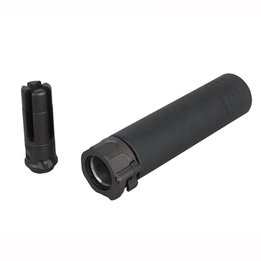 

SOCOM556 MINI2 RC2 Quick Separation Sound Suppression 14mm CCW Airsoft Barre Extended AR15 Rifle Gel Shockwave Silencer246D