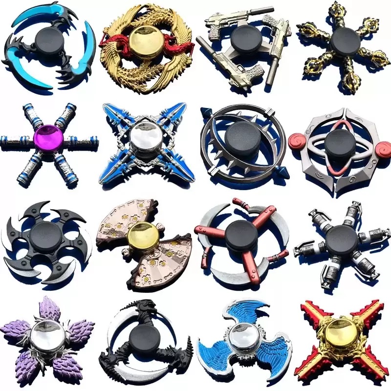 

Fidget Spinner Finger Toy pack Zinc Alloy Metal Hand Spinners Fingertip Gyro Spinning Top Stress Relief Decompression Anxiety Toys Reliever