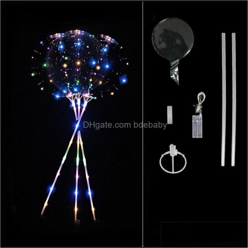 

Luminous Led Balloons With Stick Nt Bright Balloon Lighted Up Kid Bdebaby Dhrch, Multicolor