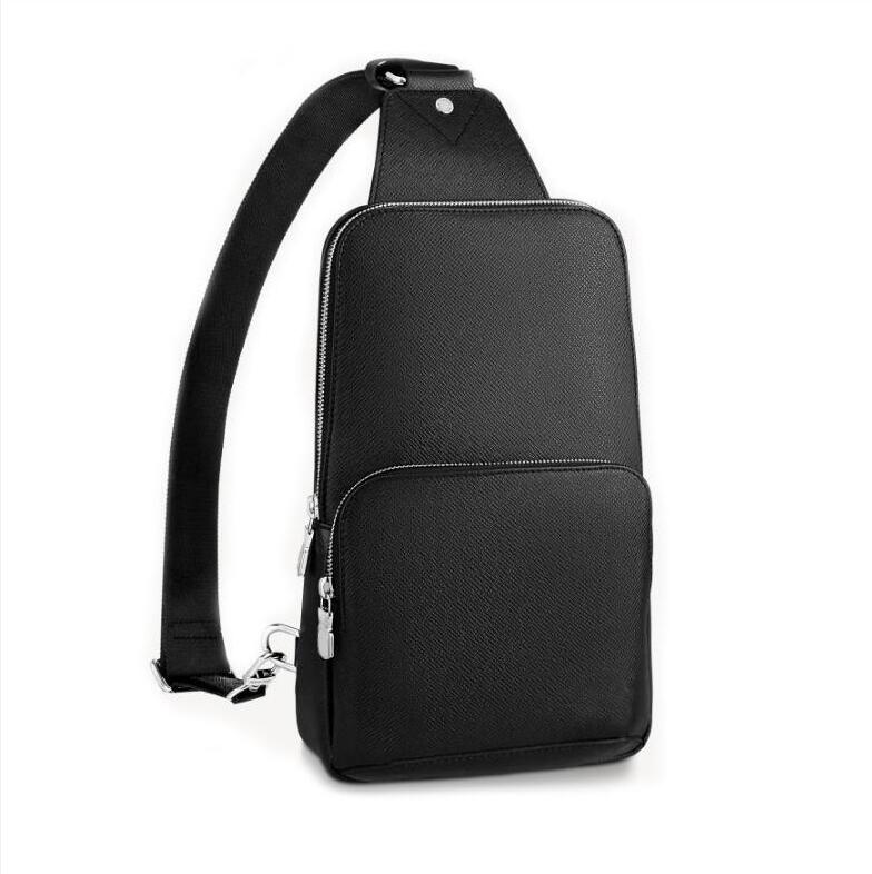 

Luxury Designer AVENUE SLING shoulder bag fashion luxurys men chest crossbody Genuine leather sporty travel casual canvas packs outdoor shoulders bags, I need see other product