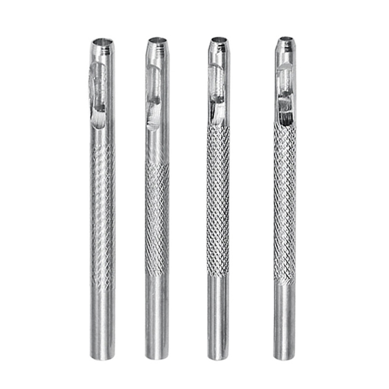 Ensembles d'outils à main professionnels, coupe-trou en cuir, ensemble creux de 2.5 à 4mm pour la fabrication d'outils ronds, bracelets de montre