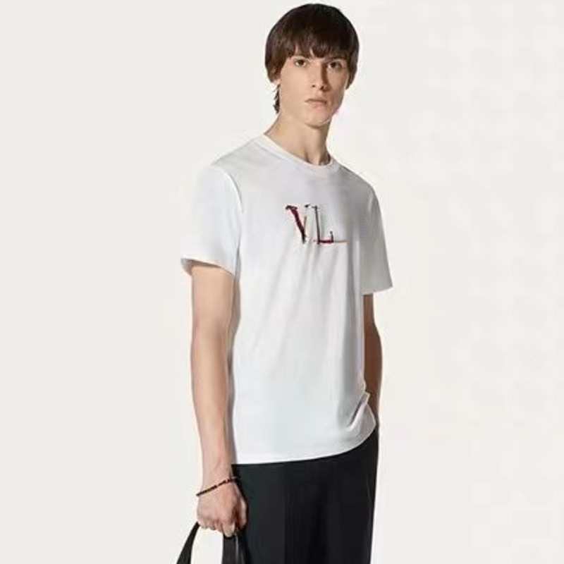 

VT mens t shirt Designer Casual Shirts Vltn Letter Printing Round Neck Sweatshirt men Short Sleeve T-shirt Summer Cotton Sports Tee, No.11