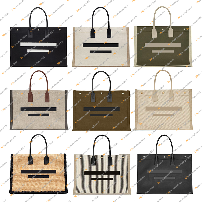 

Unisex Designer RIVE GAUCHE TOTE Shopping Bag Shoulder Bags Handbag Top Quality 2 Size 499290, 39cm dark khaki / with dust bag