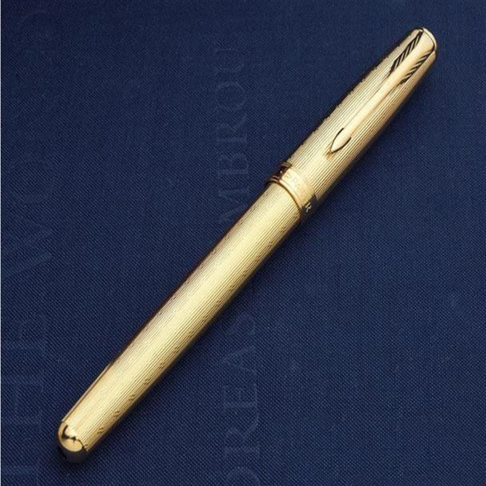 

Parker roller Pen School Office Supplies Gold color parker pen office supplies Stationery sonnet roller ball pen22681, Single pen