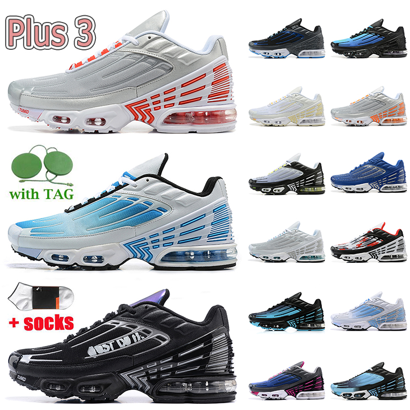 

Outdoor Jogging Sport Running Shoes 2022 Women Mens TN PLus 3 Obsidian Runner Sneakers Laser Blue Topography Pack Wolf Grey Black White, A32 black with black 39-45