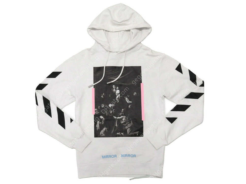 

Hoodie Trendy Brand Designer Luxury Off Classic Fashion Arrowhead Katoen Hip Ho