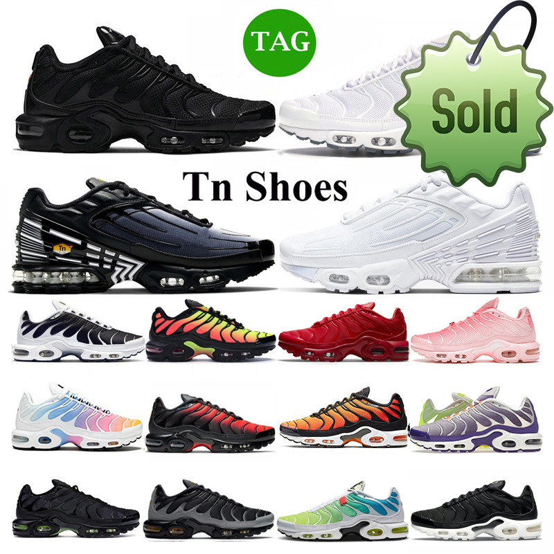 

Summer Sandals tn plus 3.0 running shoes for men women mens sneakers Laser Blue triple black White Volt Glow Oreo womens Breathable sneaker trainer outdoor, Sku_33 40-45