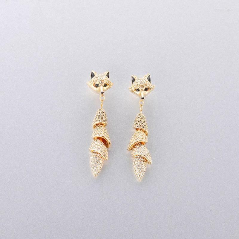 

Dangle Earrings Europe Crystal From Austrian Creative Inlaid Zircon WED Tassel Fit Women And FemaleDangle & Chandelier