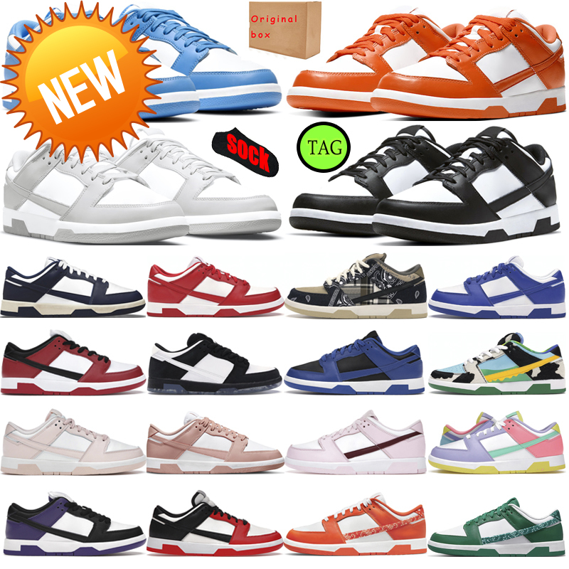 

NEW Sandals designer sneakers Casual Shoes for Panda Shimmer Syracuse Grey Fog White Mint University Red Varsity Green GAI sports men women trainers, #18 green glow