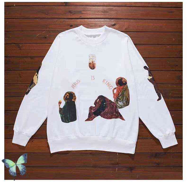 

Men' Hoodies Sweatshirts Jesus Is King Sunday Service Sweatshirts Men Women Chicago Limited 3D T220825