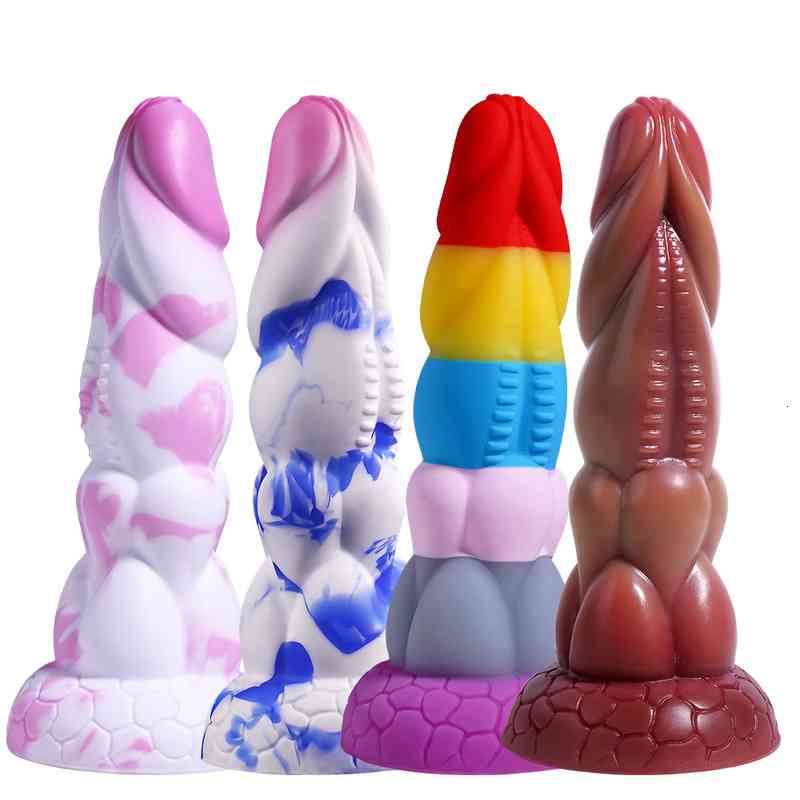 Vibrator Penis Cock Silicone Realistic Sucker Masturbator Suction Cup Adult Prost-image-794879214
