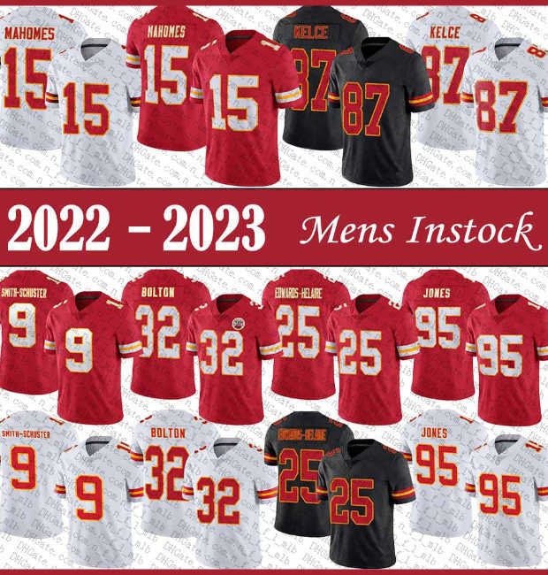 

Jersey''City''Chiefs''15 Patrick''Mahomes 87 Travis Kelce KC Mens Football 9 JuJu Smith-Schuster 25 Clyde Edwards-Helai, Shown