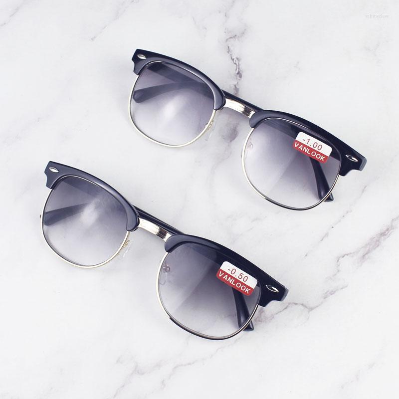 

Sunglasses Women Myopia Round Spectacle Frames Men Finished Shortsight Glasses -0.5 1.0 1.50 -6.00Sunglasses