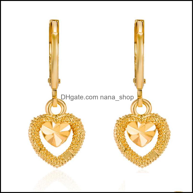 

Stud Heart Earrings For Women Fashion Drop Jewelry Enamel Metal Gold Girl Gifts Elegant Simple Trendy Delivery 2021 Nanashop Dhpkz