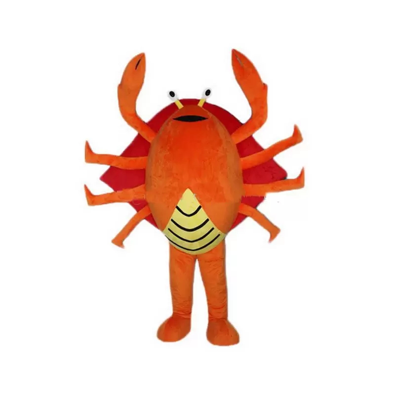 

Factory Outlets crab Mascot Costumes Cartoon Character Adult Sz, As pic