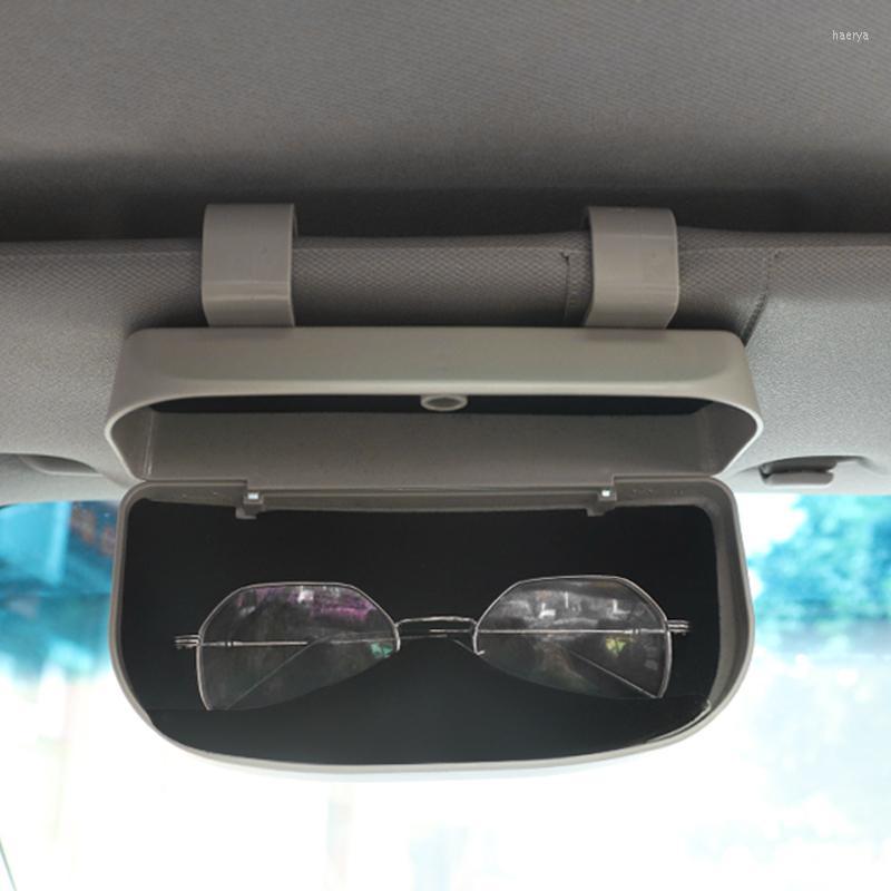 

Car Organizer Mounted Lens Case Sunglasses Multi-Function Sun Visor Storage Box