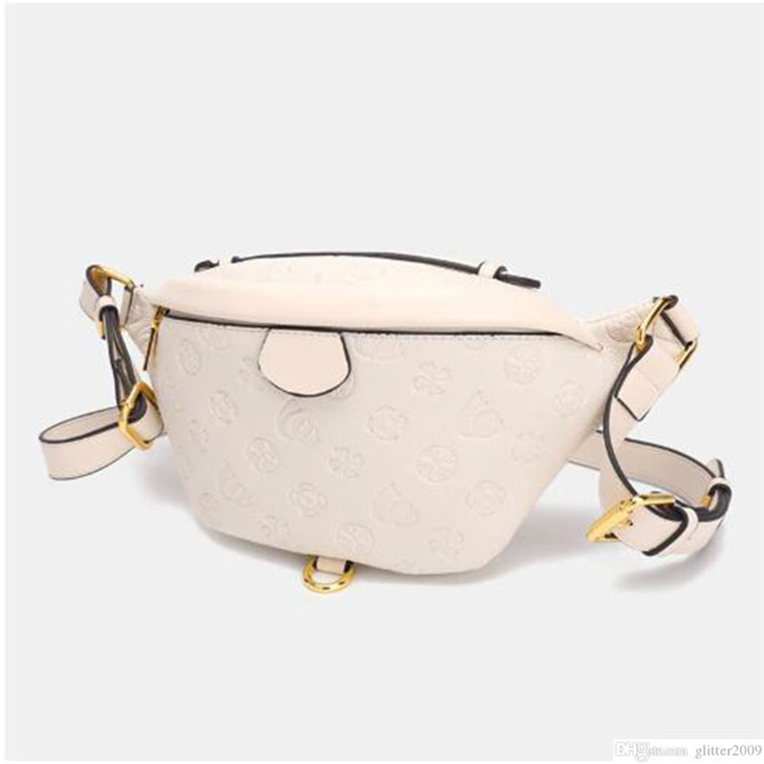 

Millionaire bag Genuine Leather Chest pack Bumbag Cross Body Waist BagsTemperament Bumbags Embossing flowers bag Famous soft leathers Dust Bags M43644, Size: 23x16x11cm