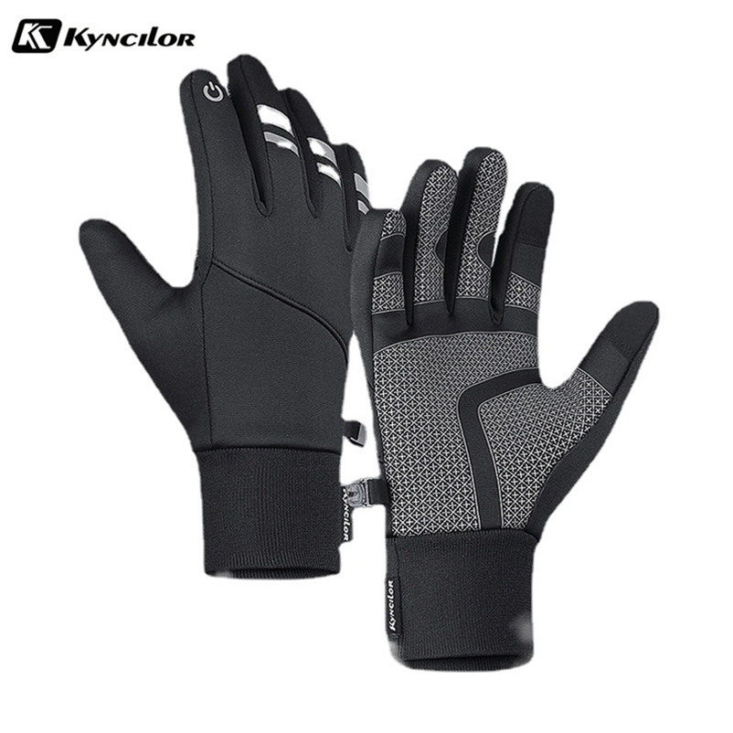 

Ski Gloves Winter Handschoenen Men Women Ski Gloves Waterproof Windproof Bike MTB Gloves Ther a220826, Black