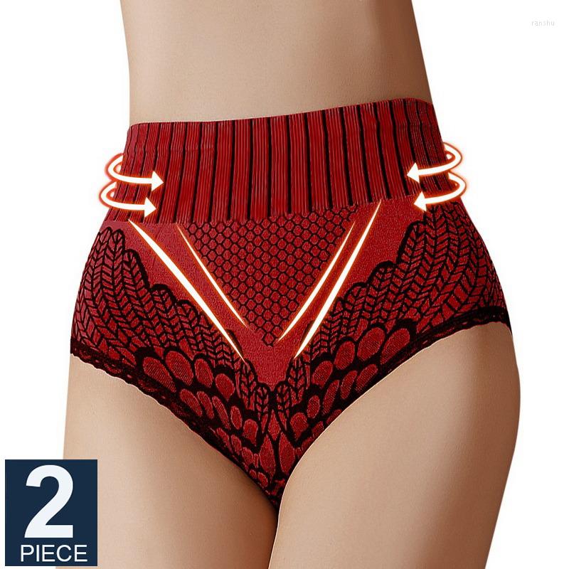 

Women's Panties 2pcs Plus Size Sexy Women High Waist Shapewear Short Pants Slimming Push Up Lingerie Underwear PantalonesWomen's, Purple