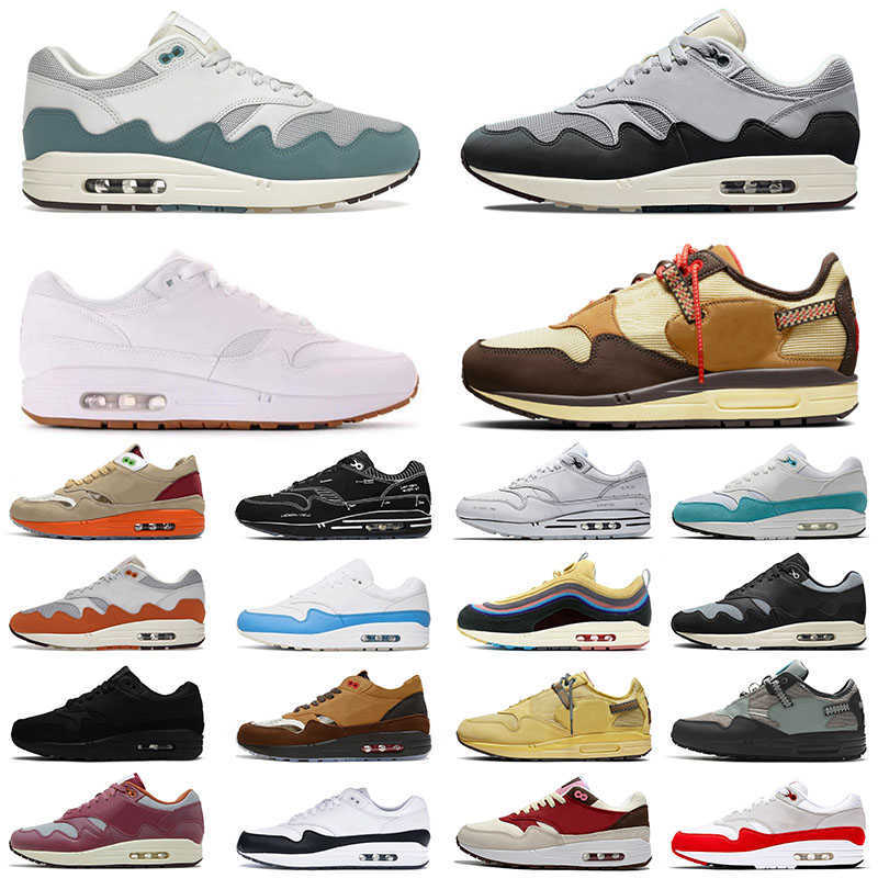 

sandals Patta Waves 1 87 Designer Running Shoes Mens Womens Noise Aqua Monarch Trainers Kiss Of Death White Gum Brown Sean Wotherspoon Triple Black, Shua