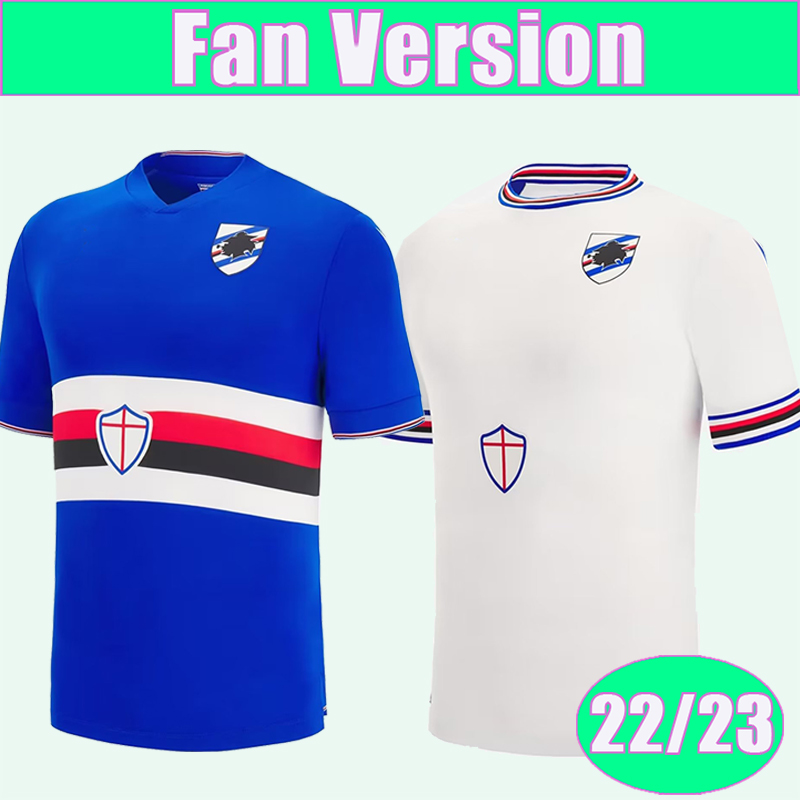 

22 23 Sampdoria COLLEY BERESZYNSKI Mens Soccer Jerseys QUAGLIARELLA GABBIADINI Home Away Football Shirts Short Sleeve Uniforms, Qm9960 22 23 away ser.e a patch